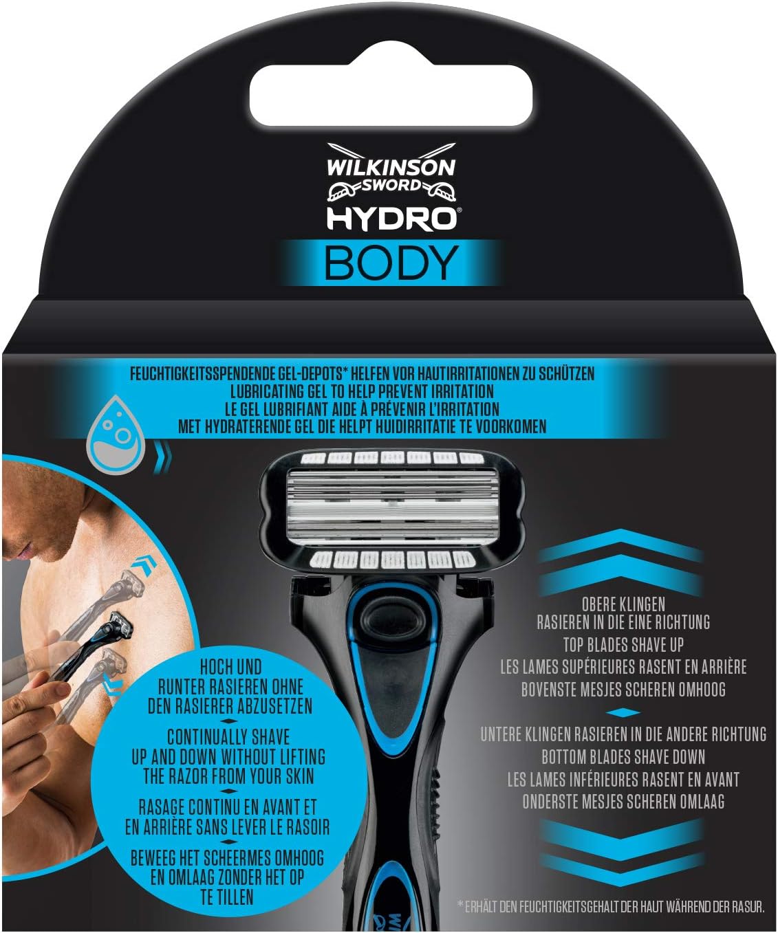 Wilkinson Sword Hydro BODY - Recambio de Cuchillas para Afeitadora ...