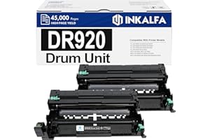 INKALFA DR-920 DR920 Drum Unit Black 2-Pack Compatible Replacement for Brother DR920 DR 920 DR-920 Drum Unit for HL-L6210DW L5210DW L5215DW L6217DW L6310DW L6415DW MFC-L5710DN L5710DW Printer