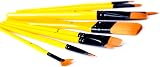 EXERZ JH024 Artist Paint Brush Set 10pcs Synthetic Hair with Travel Case view 6