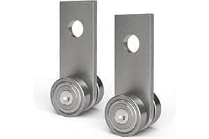 FEOTVO Trolley Assembly,2 Wheel Trolley Rollers for Use with 1-5/8" Wide and All 1-5/8" or Taller Strut Channel (Pack of 2)…