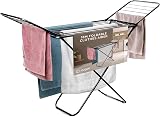 CUQOO Foldable Clothes Airer - Heavy Duty 22 Bars Indoor & Outdoor Rack