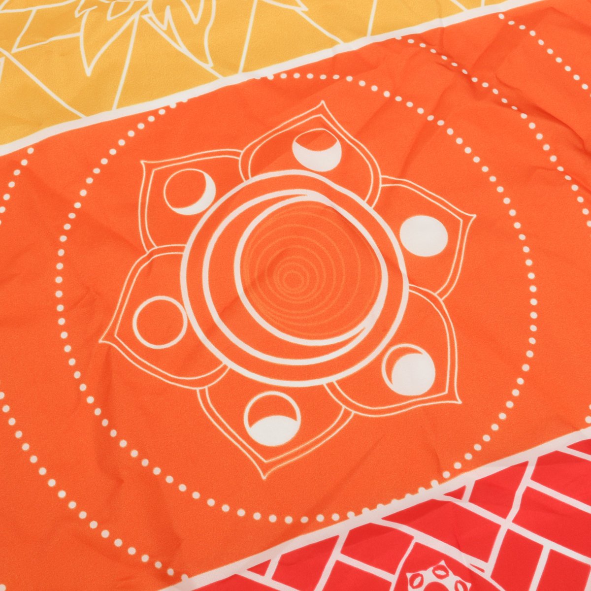 Jeteven Regenbogen Strandtuch boho Yoga 7 Chakras Teppich Handtuch Tapisserie Badetuch Zigeuner Sonnenschutz Schal 150*75cm bunt (A)