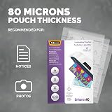 Fellowes A4 Laminating Pouches Gloss 25 Sheets 160 Micron 2x80 view 3