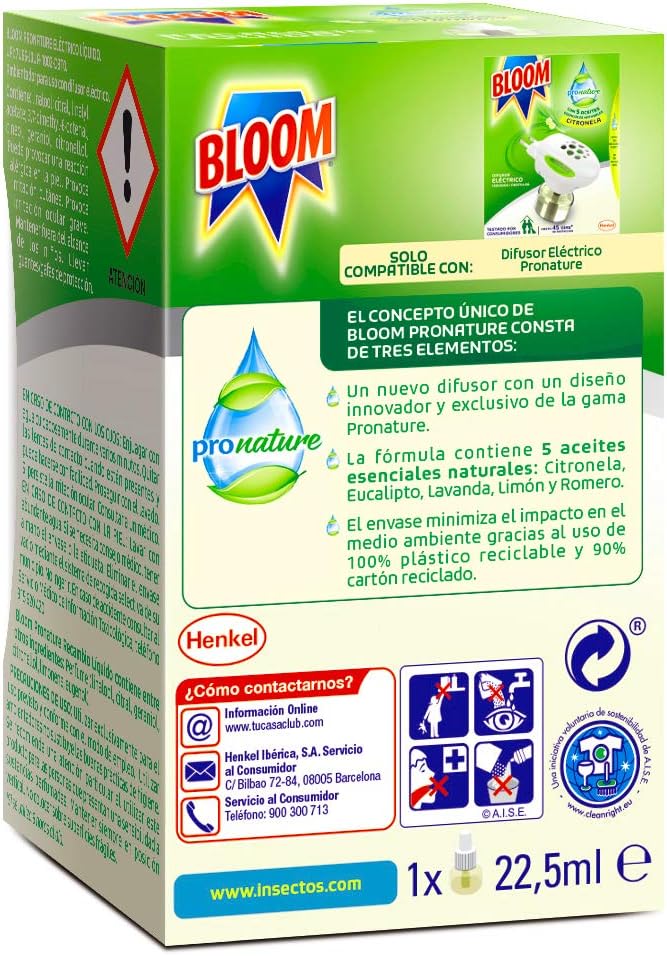 Bloom ProNature Electric Insecticide Liquid for Common Mosquitoes and ...