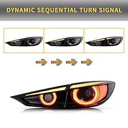 VLAND LED Sequential Tail Lights Compatible for