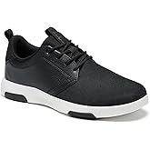 OrthoComfoot Men's Orthopedic Fashion Sneakers with Arch Support: Comfortable Plantar Fasciitis Walking Shoes, Casual Breathable Flat Feet Shoes for Foot and Heel Pain Relief