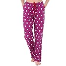 Alexander Del Rossa Womens Flannel Pajama Pants, Long Novelty Cotton Pj Bottoms
