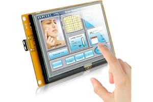 SCBRHMI 7 Inch HMI TFT LCD Display 800x480 TFT LCD Screen with 128M Flash Memory 1GHz CPU for Arduino UNO R3/Mega2560 STM32/ARM/PIC Any MCU