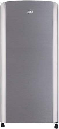 LG 190 L 2 Star Direct-Cool Single-Door Refrigerator (GL-B201RPZC, Shiny Steel)