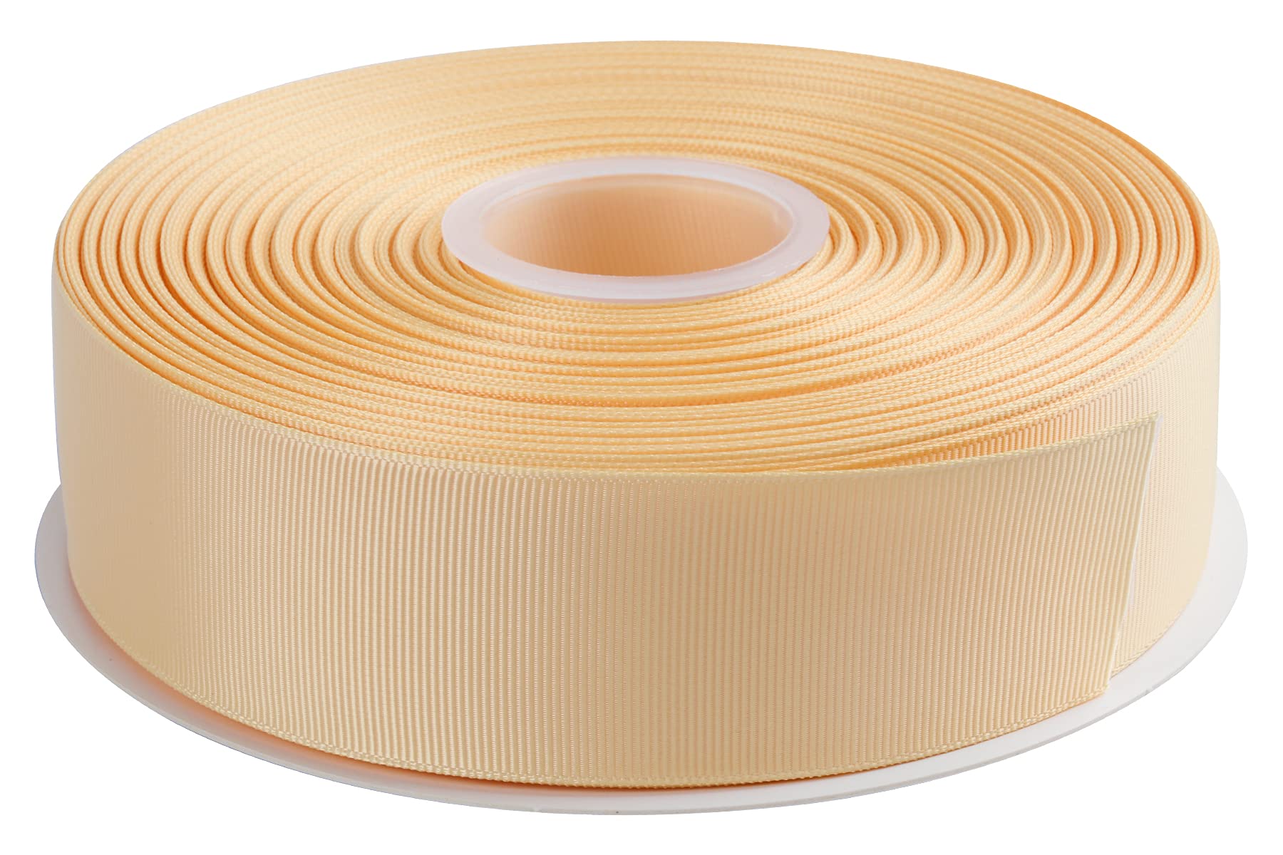 AVANAVA 38mm Wide Grosgrain Ribbon - 45 Meters, Ideal for Gift Wrapping, Hair Bows, Home Decor, Flower Arrangement (614-Chamois)