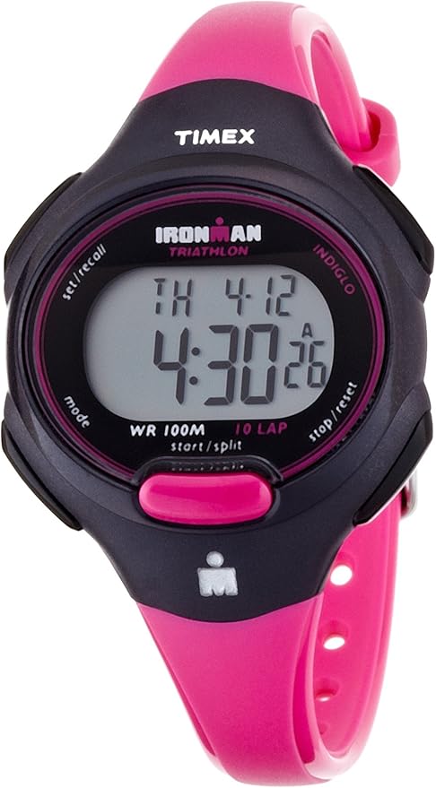 Amazon タイメックス Timex アイアンマン 10ラップ ミッドサイズ ブラック ピンク T5k525 レディース 正規輸入品 レディース腕時計 腕時計 通販