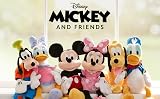 Disney Store Mickey Mouse Medium Soft Toy 45cm 17” Embroidered Details view 5