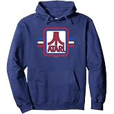 Atari Red, White and Blue Hoodie Pullover Hoodie