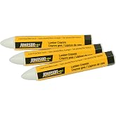 Johnson Level &amp; Tool 40-0649 White Lumber Crayons - 3/Pack