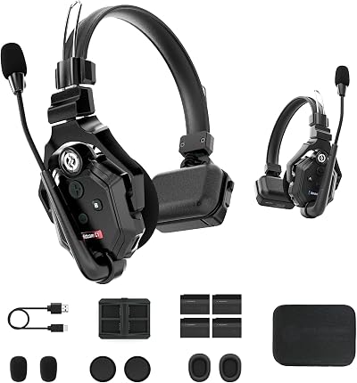 Hollyland Solidcom C1 Wireless Headset Intercom 1100ft 2-User Full-Duplex