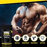 Nuke Nutrition Creatine Tablets 3000mg 60 Capsules Monohydrate for Muscle Mass view 2