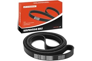 A-Premium Engine Serpentine Drive Belt Compatible with Buick, Chevy, Ford, GMC, Jeep, Lincoln, Mercury, Olds & Pontiac Cars -
