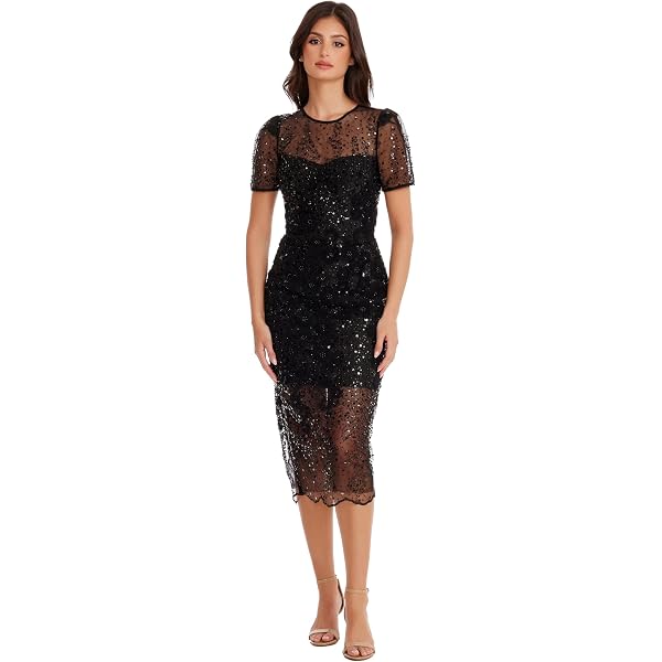 Amazon.com: Dress the Population Women's Lola Sequin, Mini, Bodycon, Boat  Neck Dress, Jet Black Multi, XX-Small : Clothing, Shoes & Jewelry