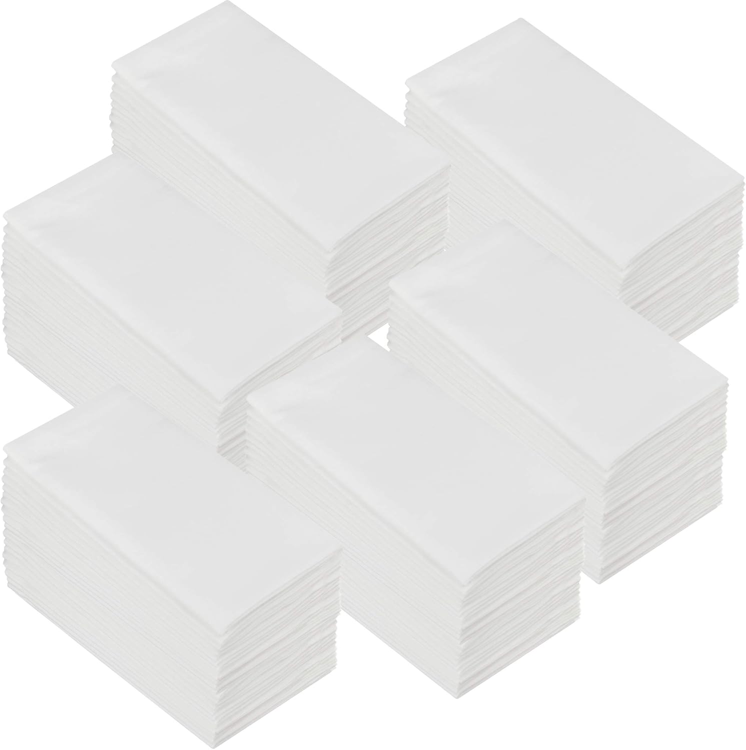 COTTON CRAFT Napkins - 144 Pack Oversized Dinner Napkins 20x20 White - 100% Cotton - Tailored with Mitered Corners and a Generous Hem - Napkins are 38% Larger Than Standard Size Napkins