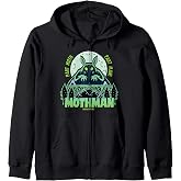 Mothman Retro Zip Hoodie