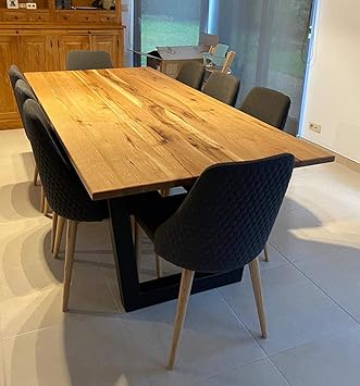 Amazon Com Dining Table Natural Oak Table Chair Sets