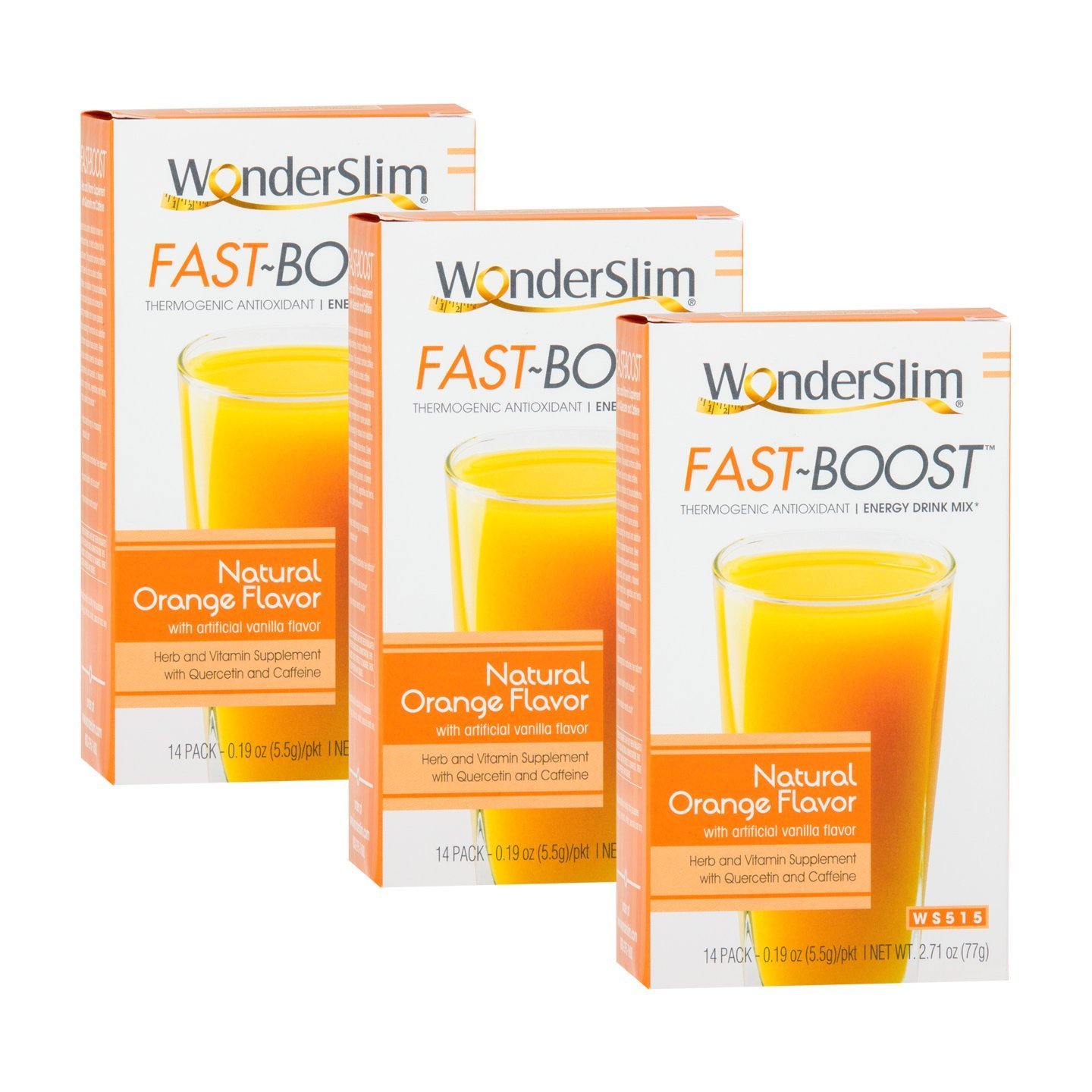 Wonderslim Fast Boost Thermogenic Energy Boosting Powder Antioxidant