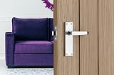 Designer Levers Victorian Straight Lever Door Handles Polished Chrome 1 Pair view 3