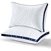 Slybear Pillows Standard Size Set of 2, Cooling Bed Pillow Hotel Quality Pillows 2 Pack for Back, Stomach or Side Sleeper, Fluffy Pillow with Down Alternative for Bed Sleeping, Machine Washable