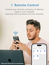 Meross Smart Plug Mini with Energy Monitoring 13A 2 Pack WiFi 2.4GHz view 4