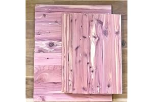1/8" x 12" x 12" Aromatic Cedar Plywood - Perfect for CNC, Laser Cutting & Engraving - Cherokee Wood Products (16pcs)