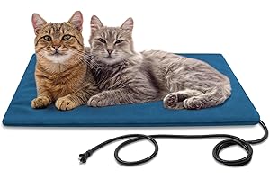 ROLIMATE Pet Heating Pad for Dog Cat, 100% Waterproof Outdoor Cat Heating Pad, Multi-Sizes Outside Electric Heated Dog Bed Mat Blanket Puppy Senior Dog House Heater for Whelping Box