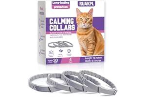 Calming Collar for Cats 4 Pack Cat Calming Collar with Soothing Cat Pheromone Collar Technology Helps Relieve Cats Anxiety Re