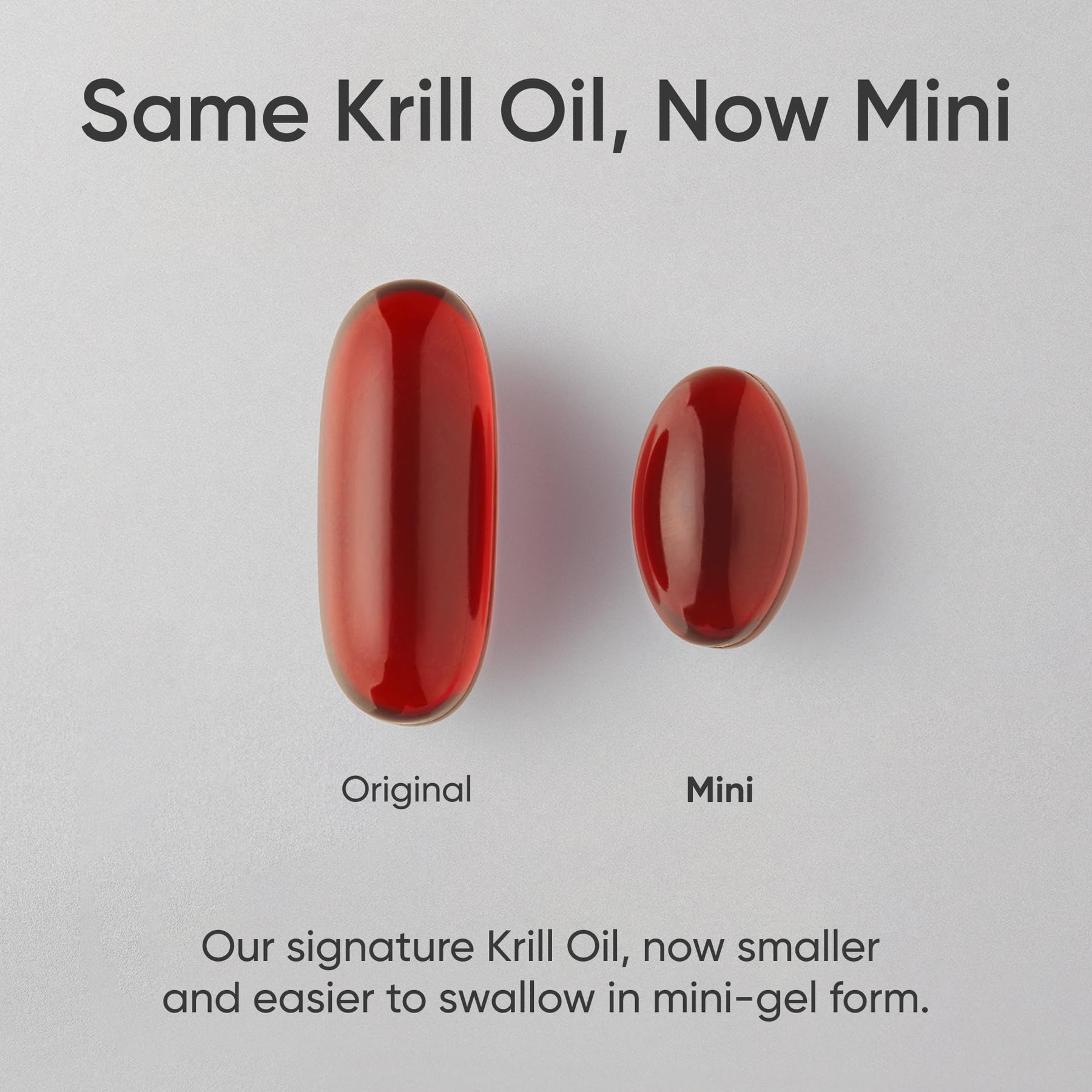 Sports Research® Omega-3 Krill Oil 500mg Mini Gels - Pure Antarctic Superba® Krill w/Choline, Phospholipids & Astaxanthin - MSC Certified Sustainable · Non-GMO · Gluten Free - 120 Count