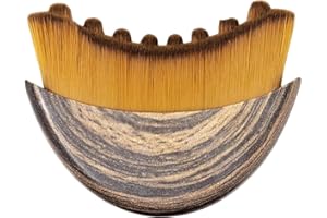 1PCS Lymphatic Contour Face Brush, Dry Brushing Body Brush for Face Chin Jawline Sculpting, Ergonomically Designed to Fit the