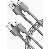 Anker USB C Charger Cable [2 Pack, 6ft], 310 Type C Charger Cable Fast Charging, Braided USB A to USB C Cable for Samsung Gal