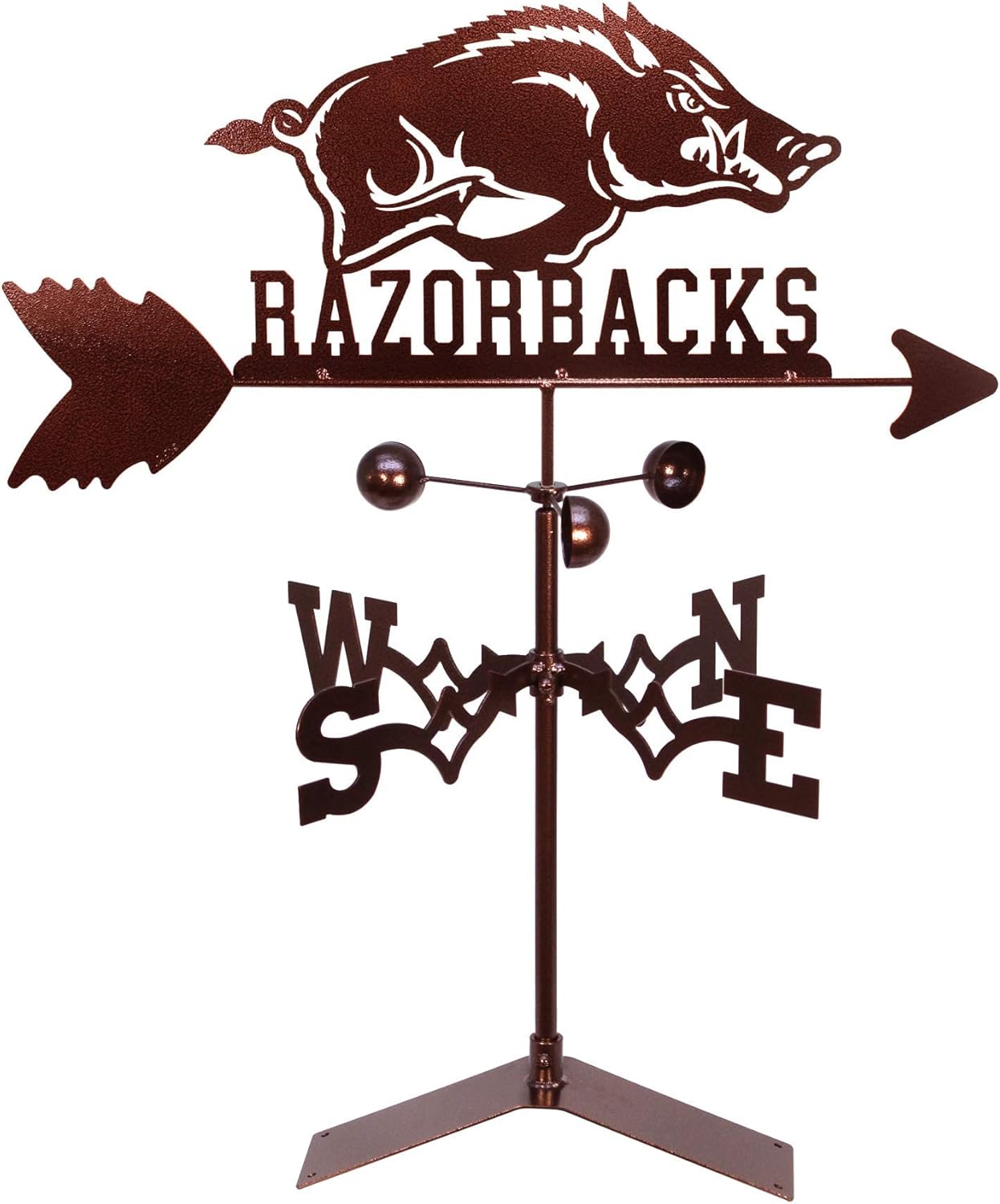 Weathervanes - SWEN Products Arkansas Razorbacks Weathervane (Roof Mount Included)