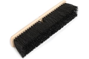 STARDUST SUPER ABSORBENT STARDUST D501 Broom Head - 14 Inches, Push Broom Head for Outdoor & Indoor Sweeping, Floor Sweeper & Garage Broom - Brooms for Sweeping Indoor & Outdoor, Wooden Broom, Street Broom Head Replacement
