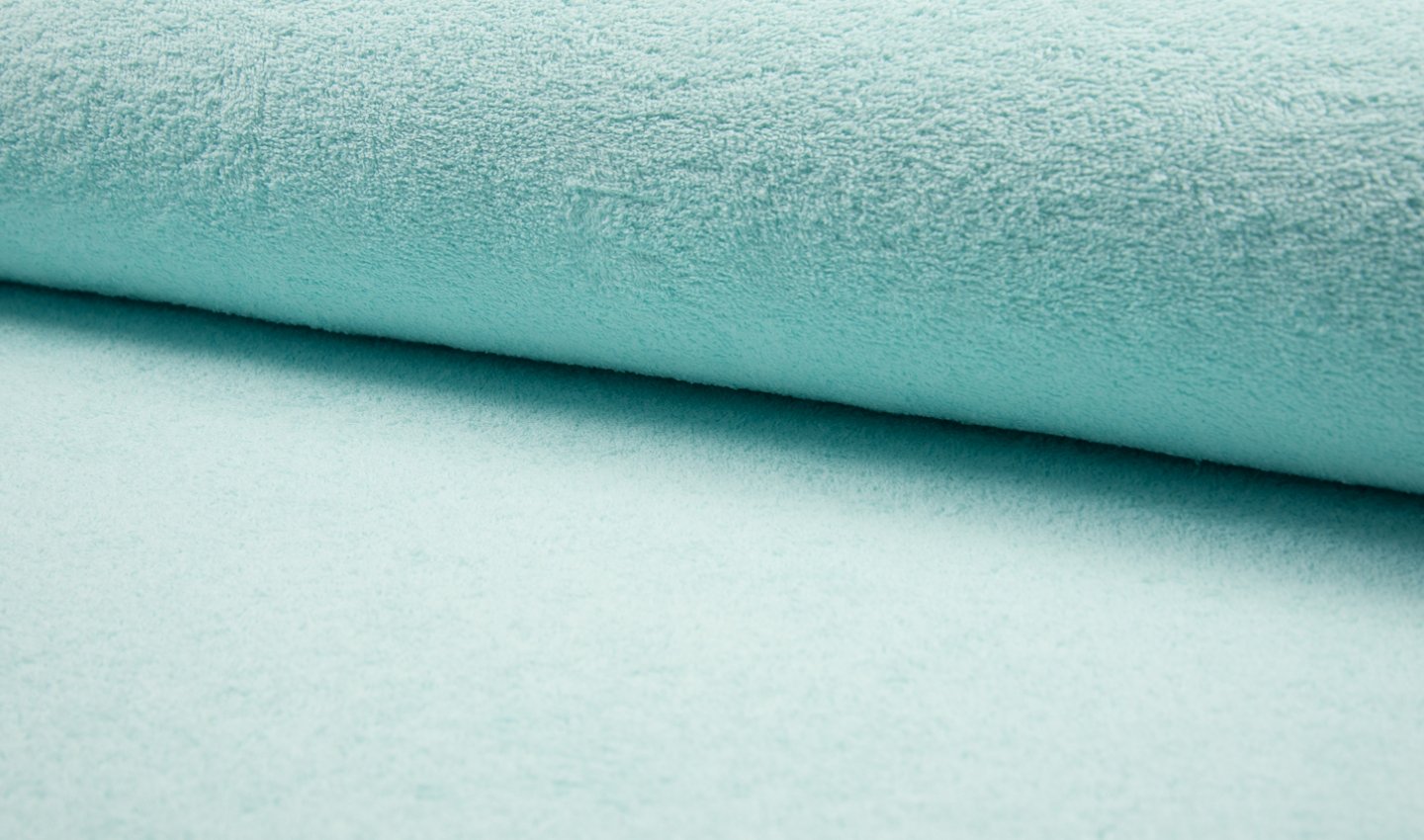 Double Sided Cotton TERRY TOWELLING Fabric Material - MINT,1Mtr - 150cm x 100cm — image 1