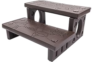 SET SunSolar Energy Technologies- Outdoor and Indoor Spa Steps - Durable Hot Tub Stairs for Easy Access - Universal Side Step