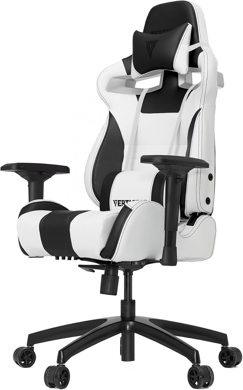 VERTAGEAR S-Line 4000 Gaming Chair, Medium, White/Black