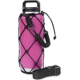 Gearproz HydroNet Carry Bag with Handle and Shoulder Strap for YETI Rambler Bottles and Camelbak Water Bottles, Tumbler Accessories for Men Women Hiking Camping Travelling