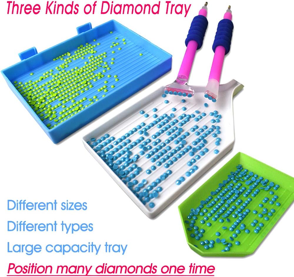 56ps- 5D Diamond Painting Accessories & Tools Kits for Kids or Adults to Make Diamond Painting Art