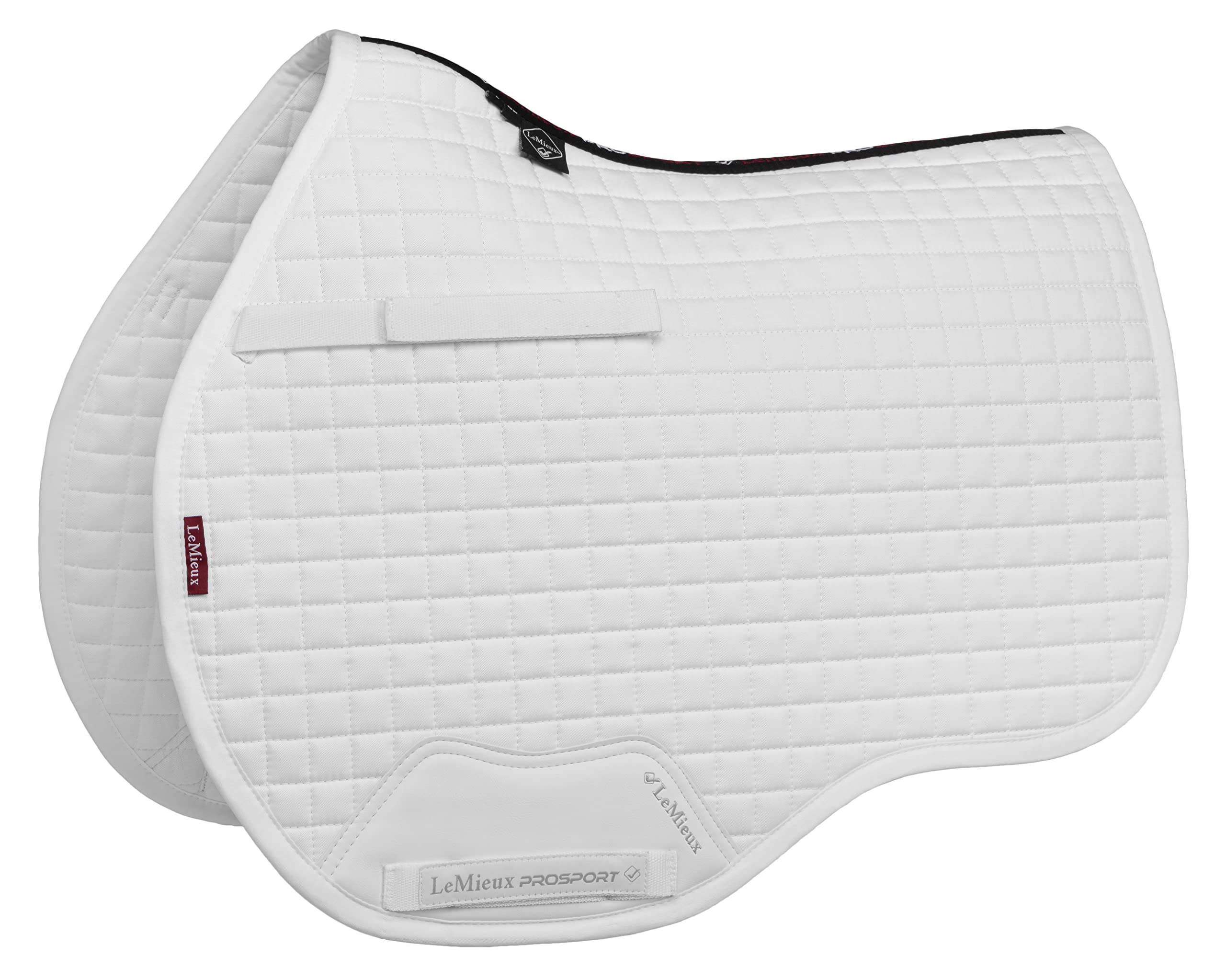 LeMieux ProSport Cotton GP Square Gp Saddlepad - White, Small/Medium