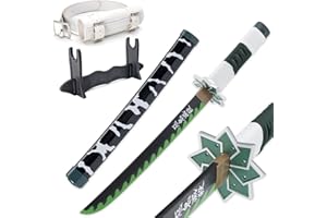 Zisu Demon Sword - 23.6" Short Cosplay Katana Replica for Kids - Complete with Belt, Stand, and True-to-Show Design - Anime Sword Ideal for Cosplay and Display