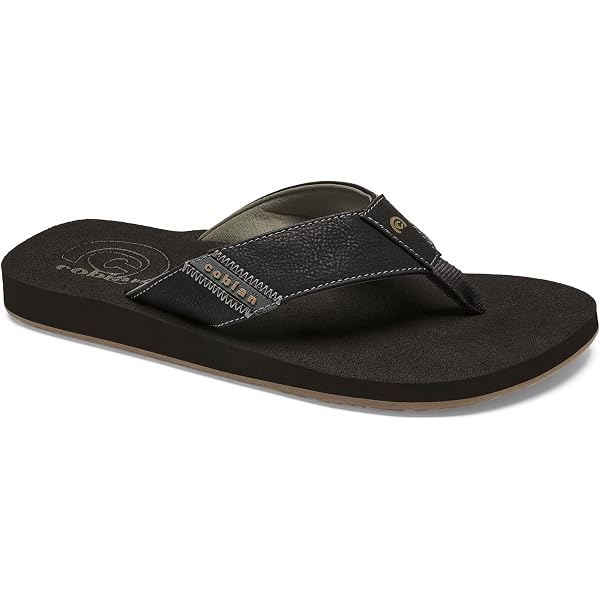 Cobian Men\'s DRT Collection Flip-Flops Sandals Black Size 10M Endless Comfort SP22_M_Draino_2_Midnight_3Q_10  main image 3