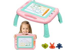 HZZILEY Toys for 3 Year Old Girls, Magnetic Drawing Board Toddler Toys for Girls Boys, A Etch Erasable Doodle Board Kids Toys with 1 Pen Sketch Boards, Easter Birthday Gifts for 3 Year Old Girl Learning Toys