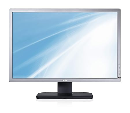 Dell U2412M 61 cm (24 Zoll) LED-Monitor (DVI, VGA, 8ms Reaktionszeit, höhenverstellbar) silber