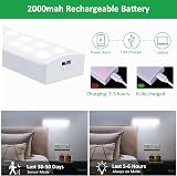 Tailcas Indoor Motion Detector Lamp USB Rechargeable Kitchen Lighting 3 Modes view 4