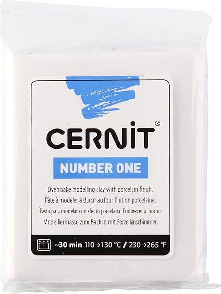 Amazon Com Cernit 1 Piece Clay Cernit N1 56 G White White Amazon Com Cernit 1 Piece Clay Cernit N1 56 G White White