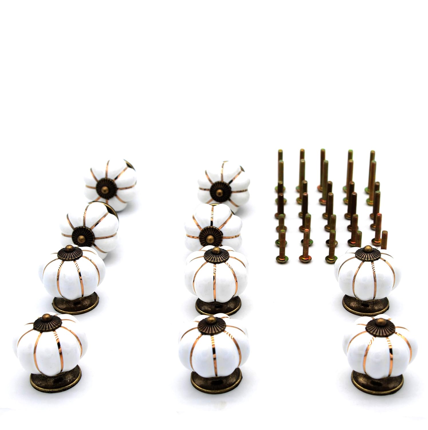 Best white dresser bronze knobs